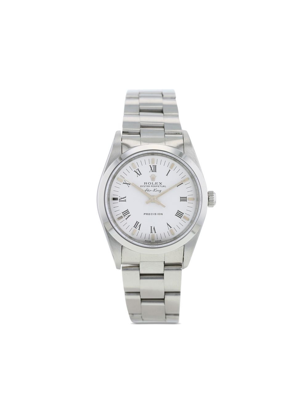 Rolex 1998 pre-owned Air King 34mm - Weiß von Rolex