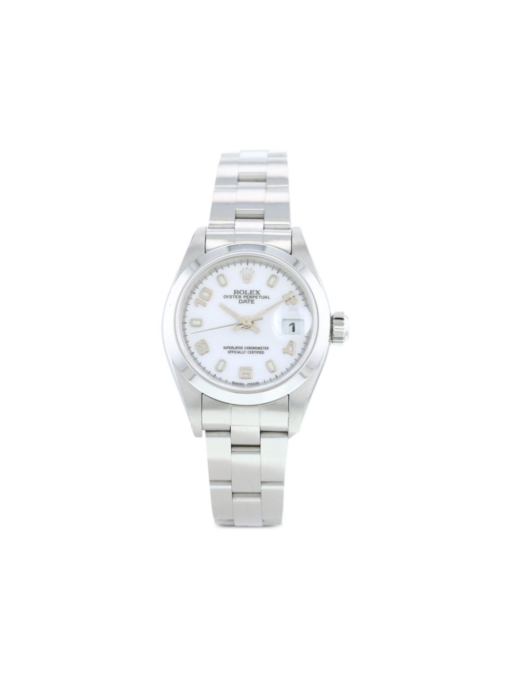 Rolex 1999 pre-owned Oyster Perpetual Date 26mm - Silber von Rolex