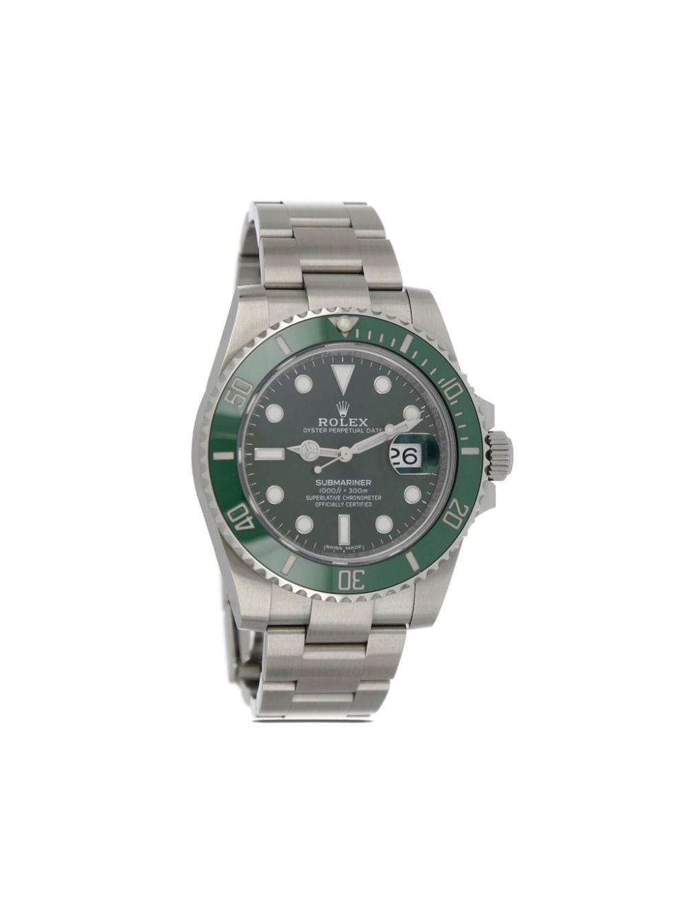 Rolex 2020 pre-owned Submariner Date 40mm - Grün von Rolex