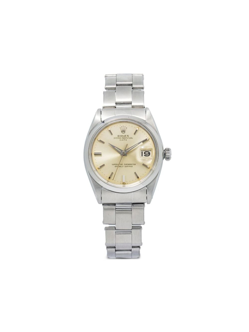 Rolex Pre-owned Oyster Perpetual Date 34mm - Nude von Rolex