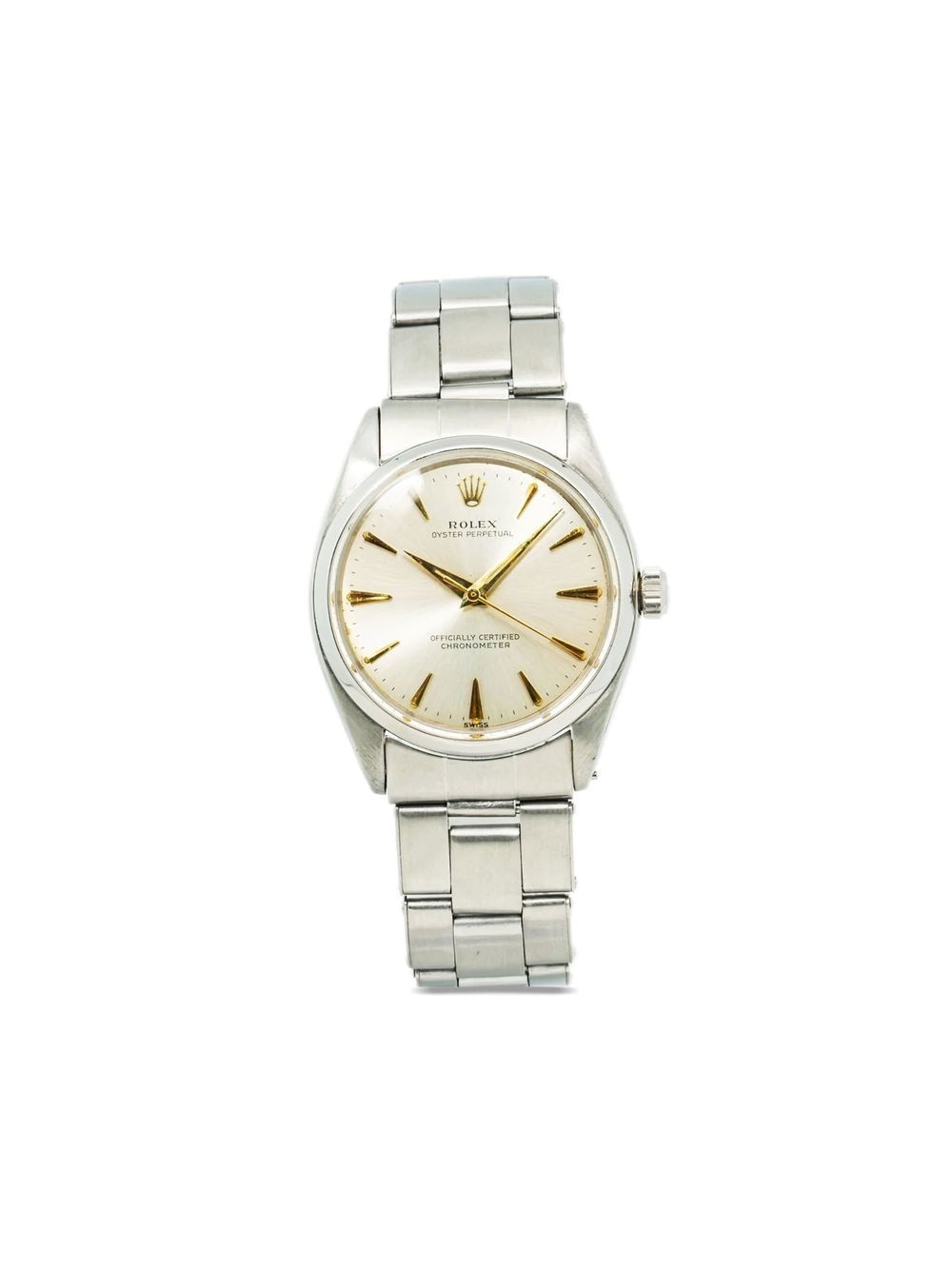 Rolex Pre-owned Oyster Perpetual 34mm - Silber von Rolex