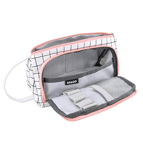 Rolin Roly Federmäppchen Pencil Case Pouch mit Reißverschlüssen Langlebig Federmappe Schlampermäppchen Make-up Tasche für Schule Büro Damen Mädchen Rolin Roly Federmäppchen Pencil Case Pouch mit Reißverschlüssen Langlebig Federmappe Schlampermäppchen Make-up Tasche für Schule Büro Damen Mädchen von Rolin Roly