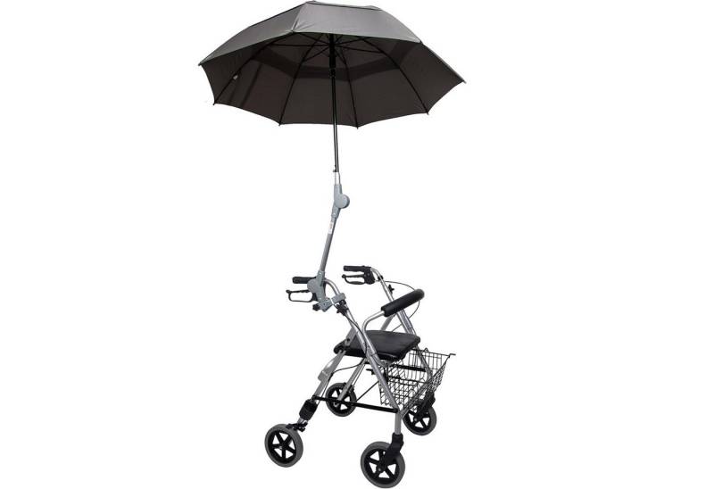 Rolko Kohlgrüber GmbH Rollator Regenschirm für Rollator aus Microfaser mit Halterung von Rolko Kohlgrüber GmbH