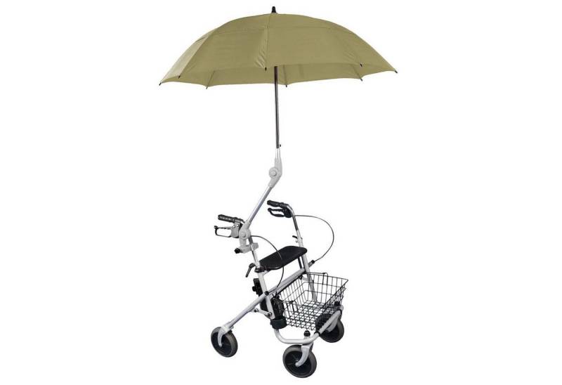 Rolko Kohlgrüber GmbH Rollator Regenschirm für Rollator aus Microfaser mit Halterung von Rolko Kohlgrüber GmbH