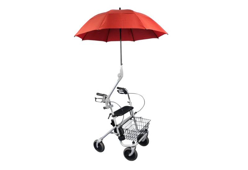 Rolko Kohlgrüber GmbH Rollator Regenschirm für Rollator aus Microfaser mit Halterung von Rolko Kohlgrüber GmbH