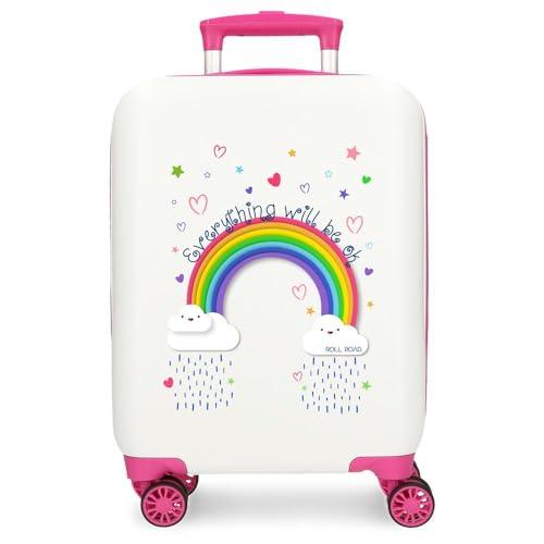 ROLL ROAD Arcoiris Everything Ok Kindermode, 29 x 21 x 15 cm, Azul, Alles ist gut, 33x50x20 cms, Kabinenkoffer von Roll Road