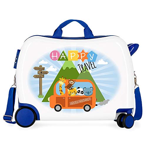 Roll Road Little Me Kinder-Koffer Mehrfarbig 50x38x20 cms Hartschalen ABS Kombinationsschloss 34L 2,1Kgs 4 Räder Handgepäck von Roll Road