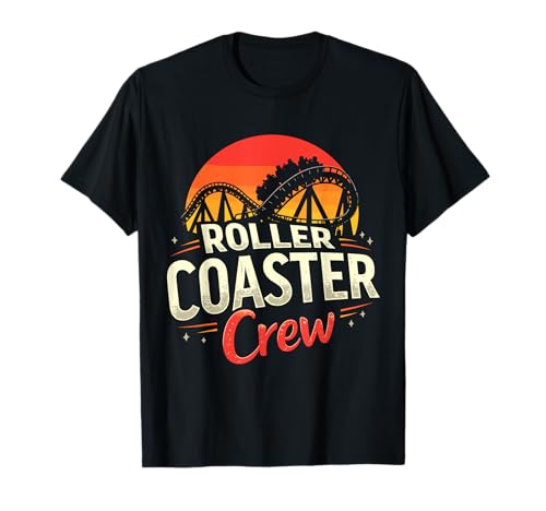 Lustige Achterbahn Crew Freizeitpark Achterbahn Kinder T-Shirt von Roller Coaster Crew Men Women
