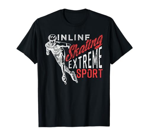 Herren EXTREME INLINE SKATING Sport Inliner Skates Geschenk T-Shirt Herren EXTREME INLINE SKATING Sport Inliner Skates Geschenk T-Shirt von Rollerblades Inliner Fahren Rollschuhe Geschenk