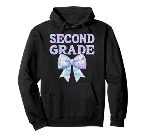 Coquette Bow 2nd Grade I'm Ready for Second Grade Girl Kids Pullover Hoodie Coquette Bow 2nd Grade I'm Ready for Second Grade Girl Kids Pullover Hoodie von Rollin Into 2nd Grade Girly Back to School 1st Day
