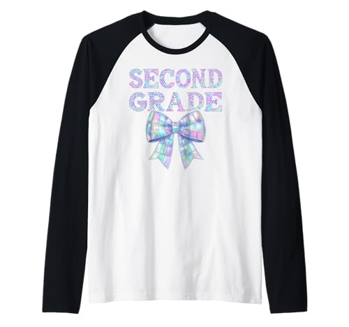 Coquette Bow 2nd Grade I'm Ready for Second Grade Girl Kids Raglan Coquette Bow 2nd Grade I'm Ready for Second Grade Girl Kids Raglan von Rollin Into 2nd Grade Girly Back to School 1st Day