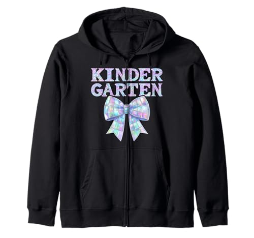 Coquette Bow I'm Ready for Kindergarten Girl Kid Kinder Crew Kapuzenjacke von Rollin Into Kindergarten First Day Preppy Girly