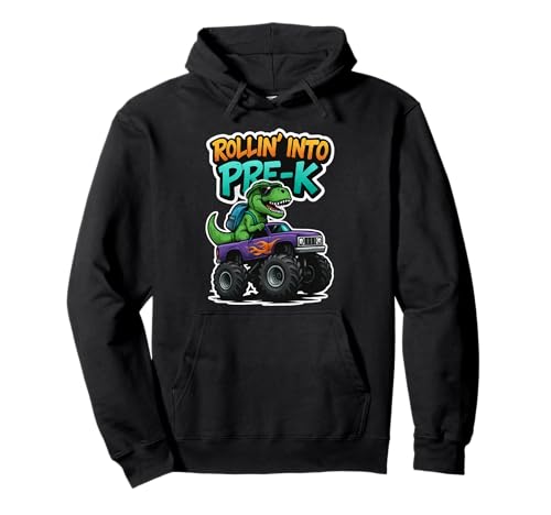 Rollin' Into Pre-K T-Rex Monster Truck zum neuen Schuljahr für Jungen Pullover Hoodie Rollin' Into Pre-K T-Rex Monster Truck zum neuen Schuljahr für Jungen Pullover Hoodie von Rollin' Into Pre-K T-Rex Monster Truck Products