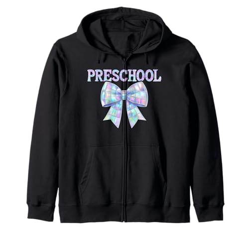 Coquette Bow Vorschule I'm Ready for Preschool Girl PreK Kid Kapuzenjacke Coquette Bow Vorschule I'm Ready for Preschool Girl PreK Kid Kapuzenjacke von Rollin Into Preschool Girly Back to School 1st Day