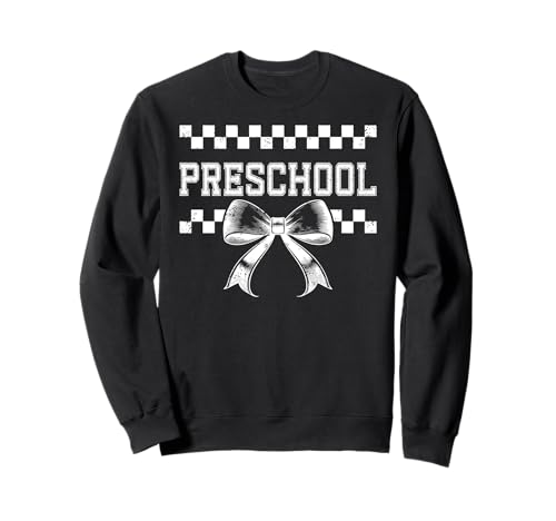I'm Ready for Preschool Coquette Bow Girly Girl Kids Preppy Sweatshirt I'm Ready for Preschool Coquette Bow Girly Girl Kids Preppy Sweatshirt von Rollin Into Preschool Retro Back to School 1st Day