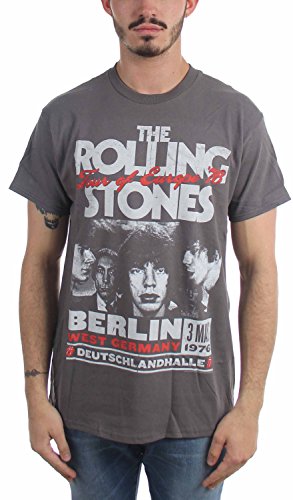 Rolling Stones, The Herren T-Shirt Gr. Small, grau von Rolling Stones