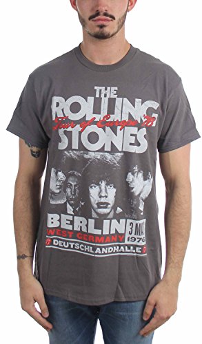 Rolling Stones, The Herren T-Shirt Gr. XX-Large, grau von Rolling Stones