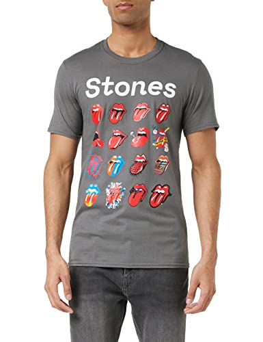 Rolling Stones Herren The No Filter Evolution T-Shirt, grau, XL von Rolling Stones