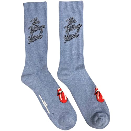 Rolling Stones Socken Script Logo offiziell Herren Tie-Dye Effect UK SIZE 7.5 - von Rolling Stones