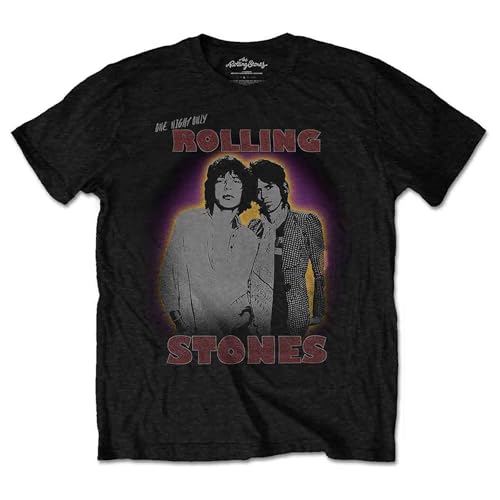 Rolling Stones The T Shirt Mick and Keith Band Logo offiziell Herren Schwarz XXL von Rolling Stones