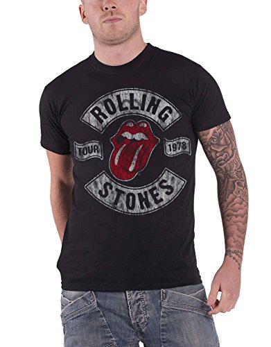 Rolling Stones The T Shirt US Tour 1978 Nue offiziell Vintage Herren Schwarz XXL von Rolling Stones