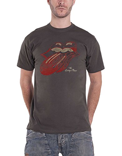 Rolling Stones The T Shirt Vintage Tongue Band Logo Nue Herren offiziell M von Rolling Stones