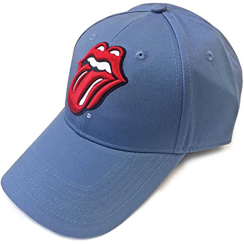 The Rolling Stones Baseball Cap Classic Tongue Band Logo Denim Blau Nue One Size von Rolling Stones