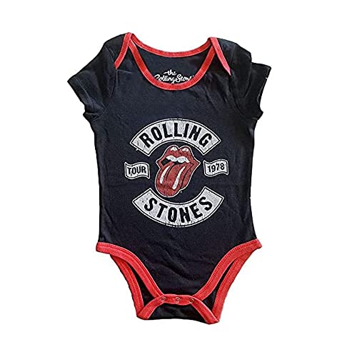 The Rolling Stones Schlafstrampler US Tour 1978 offiziell Schwarz 0 to 24 Months von Rolling Stones