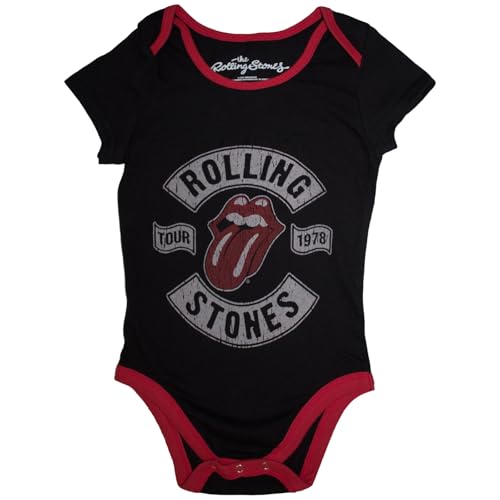 The Rolling Stones Schlafstrampler US Tour 1978 offiziell Schwarz 0 to 24 Months von Rolling Stones