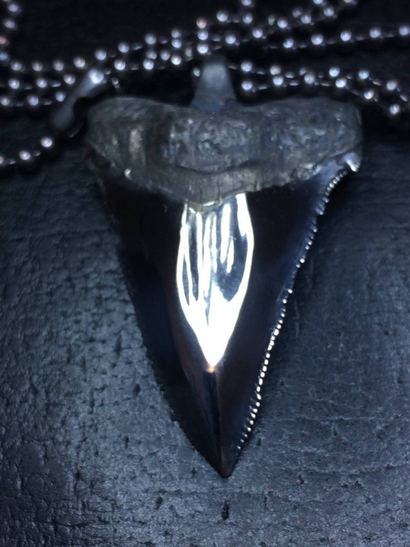 Haifischzahn Anhänger Aus Massivem Silber von RollingSilvers