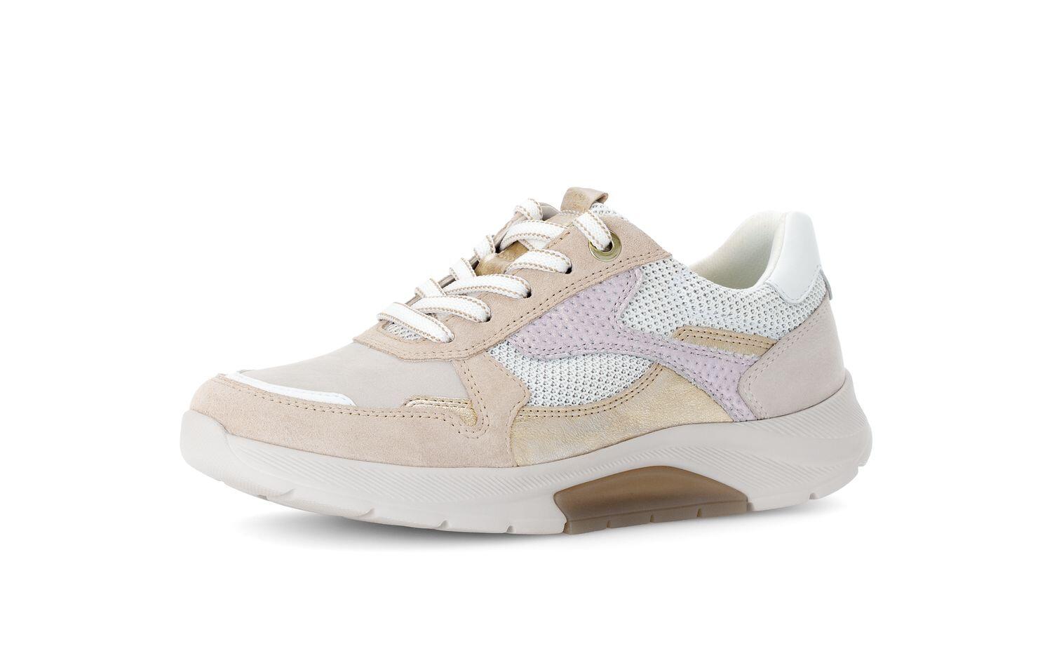 Sneaker low puder/weiss/platino von Rollingsoft