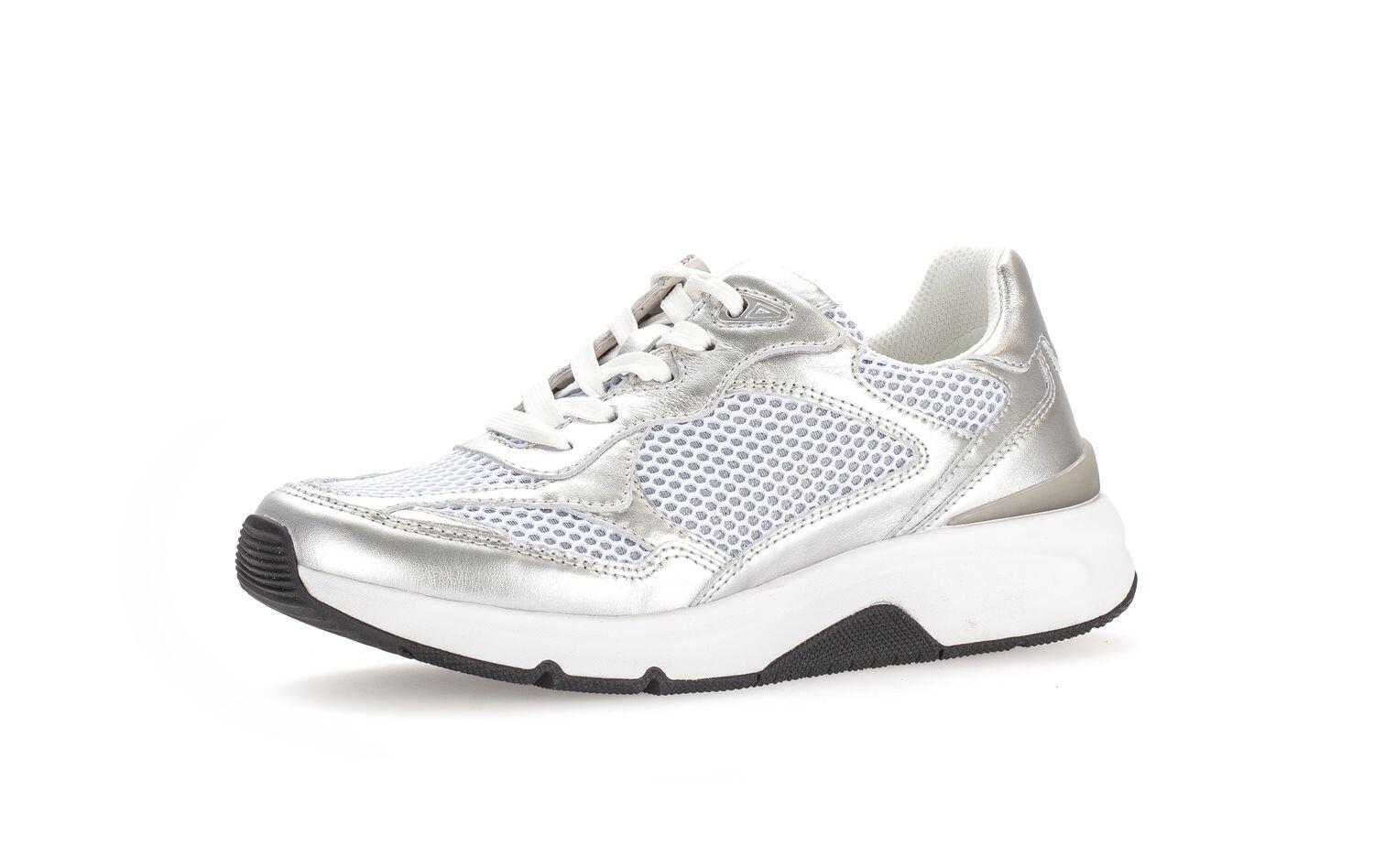 Sneaker low silber/weiss von Rollingsoft
