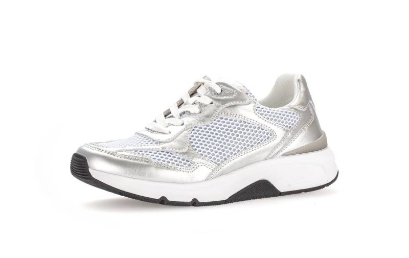 Sneaker low silber/weiss von Rollingsoft