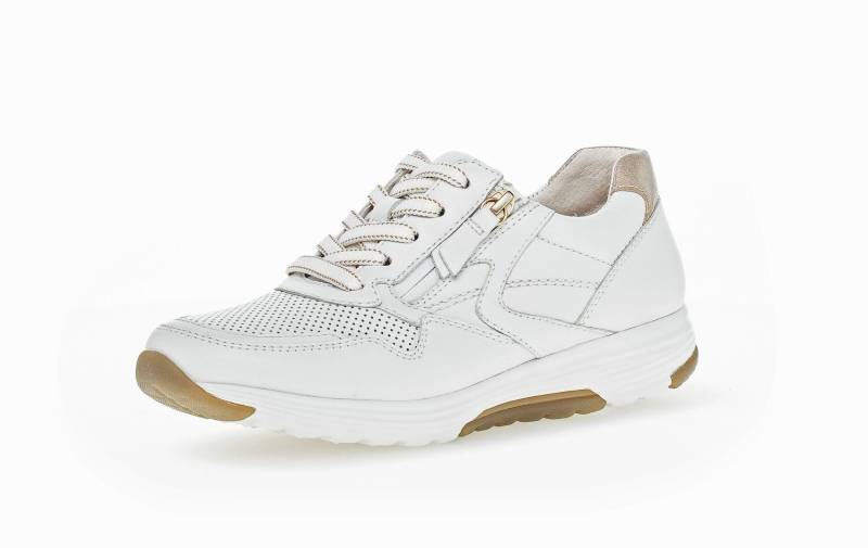Sneaker low weiss/platino(gold) von Rollingsoft