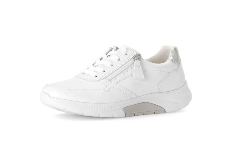 Sneaker low weiss/silber von Rollingsoft