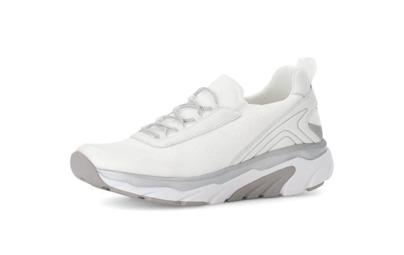 Sneaker low weiss/silber von Rollingsoft