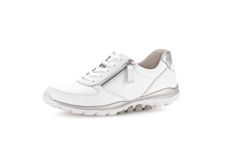 Sneaker low weiss/silber von Rollingsoft