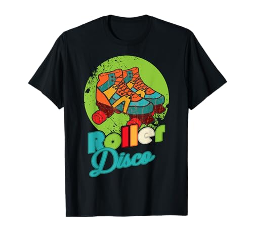 ROLLER DISCO TShirt Rollschuhe Skate Skater Girl T-Shirt von Rollschuhe TShirt Geschenk ROLLER DISCO