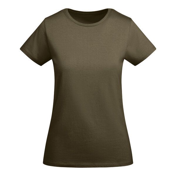 Roly Eco Damen T-Shirt Breda Rundhals enger geschnitten Körpernah Bodyfit von Roly Eco