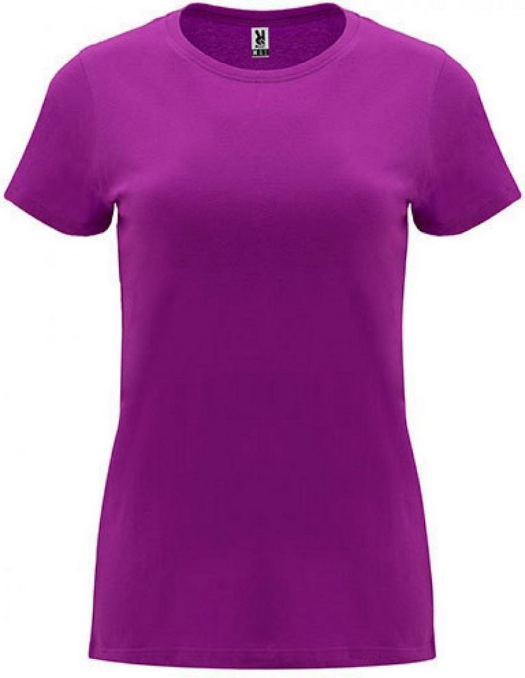 Roly Rundhalsshirt Damen Capri T-Shirt, Tailliert und eng anliegend geschnitten von Roly