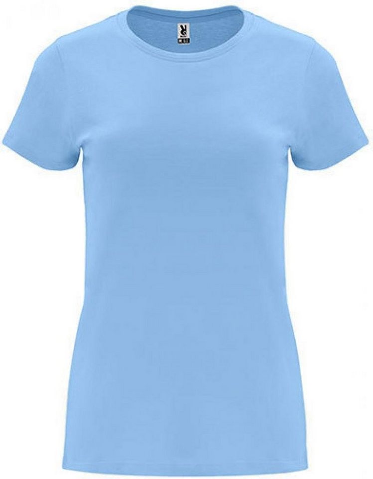 Roly Rundhalsshirt Damen Capri T-Shirt, Tailliert und eng anliegend geschnitten von Roly