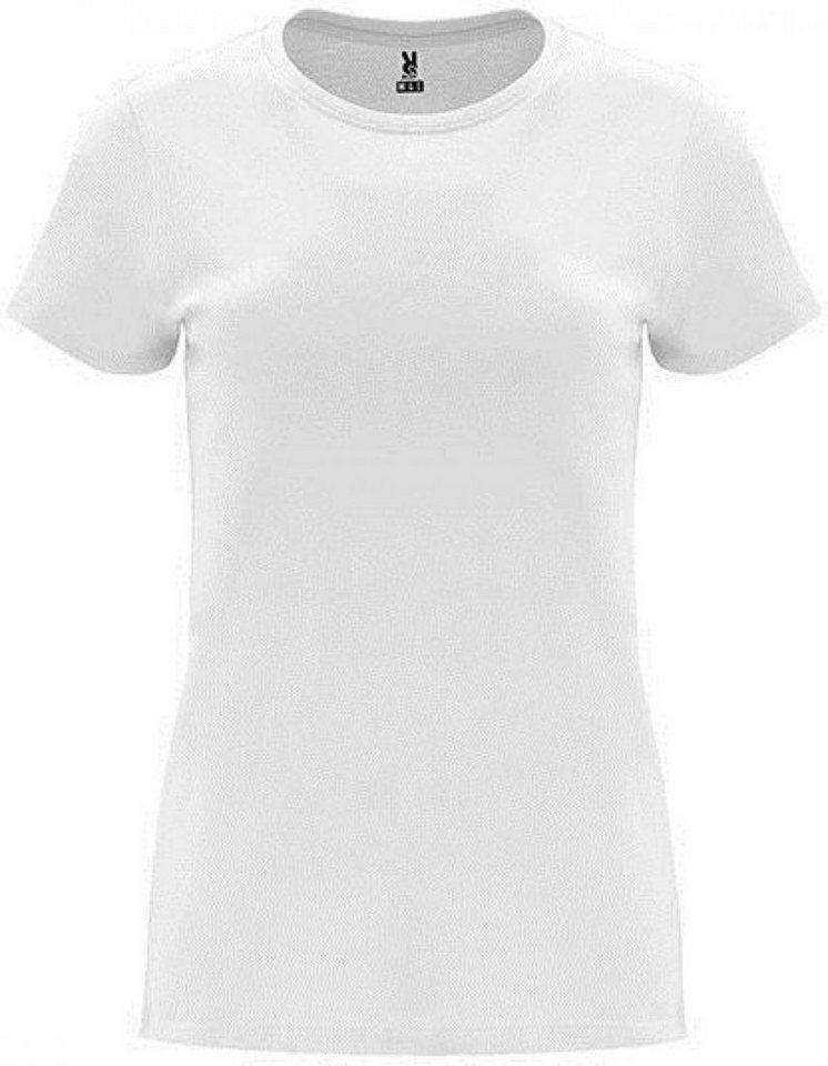 Roly Rundhalsshirt Damen Capri T-Shirt, Tailliert und eng anliegend geschnitten von Roly