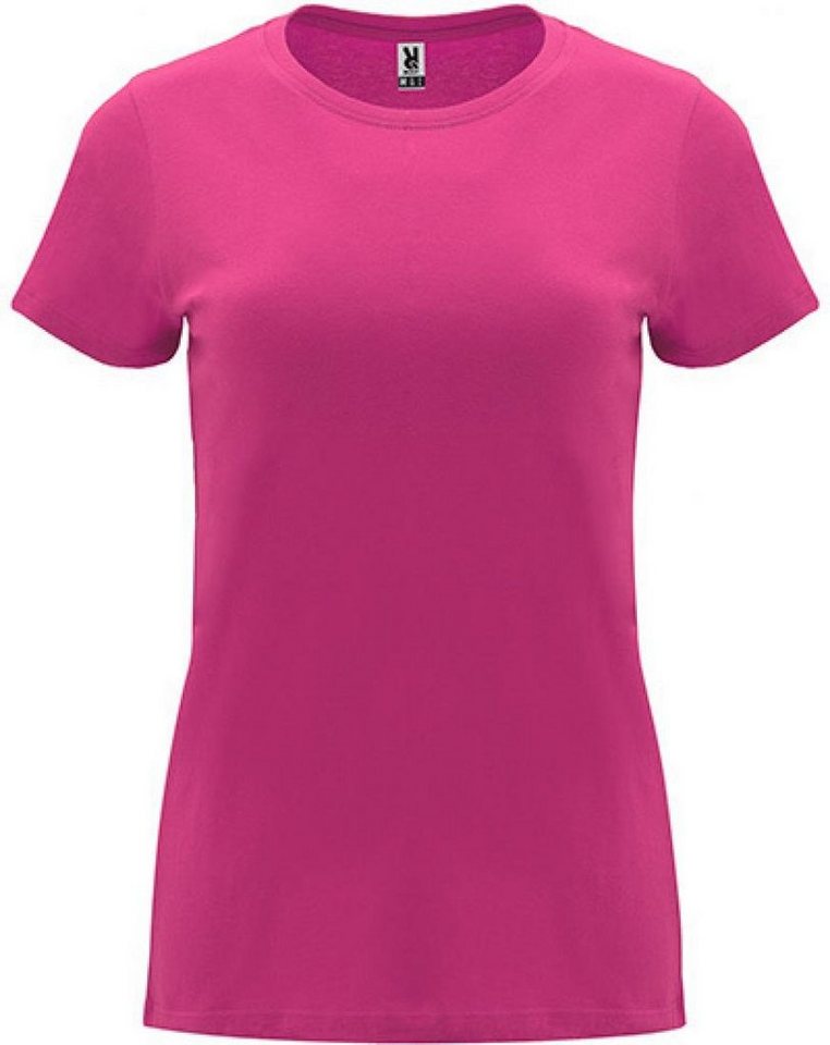 Roly Rundhalsshirt Damen Capri T-Shirt, Tailliert und eng anliegend geschnitten von Roly