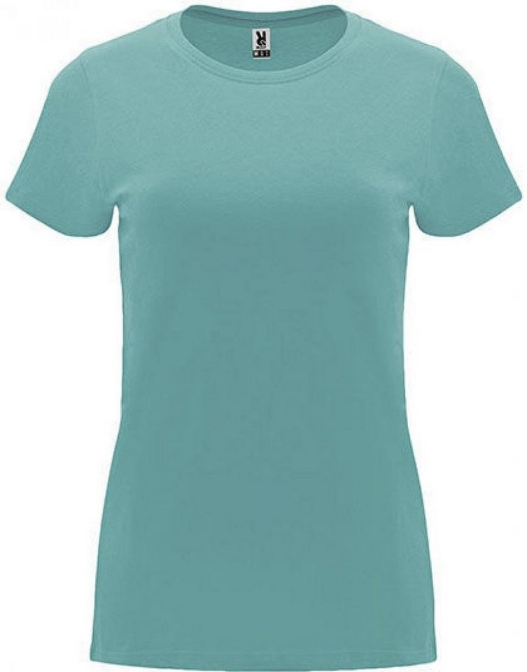 Roly Rundhalsshirt Damen Capri T-Shirt, Tailliert und eng anliegend geschnitten von Roly