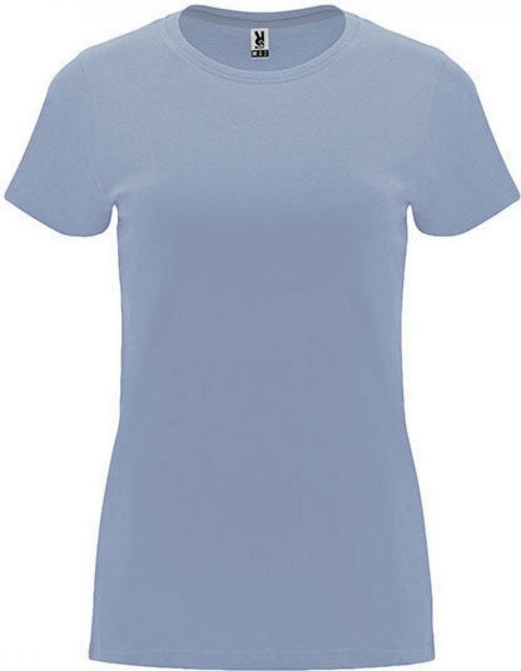 Roly Rundhalsshirt Damen Capri T-Shirt, Tailliert und eng anliegend geschnitten von Roly