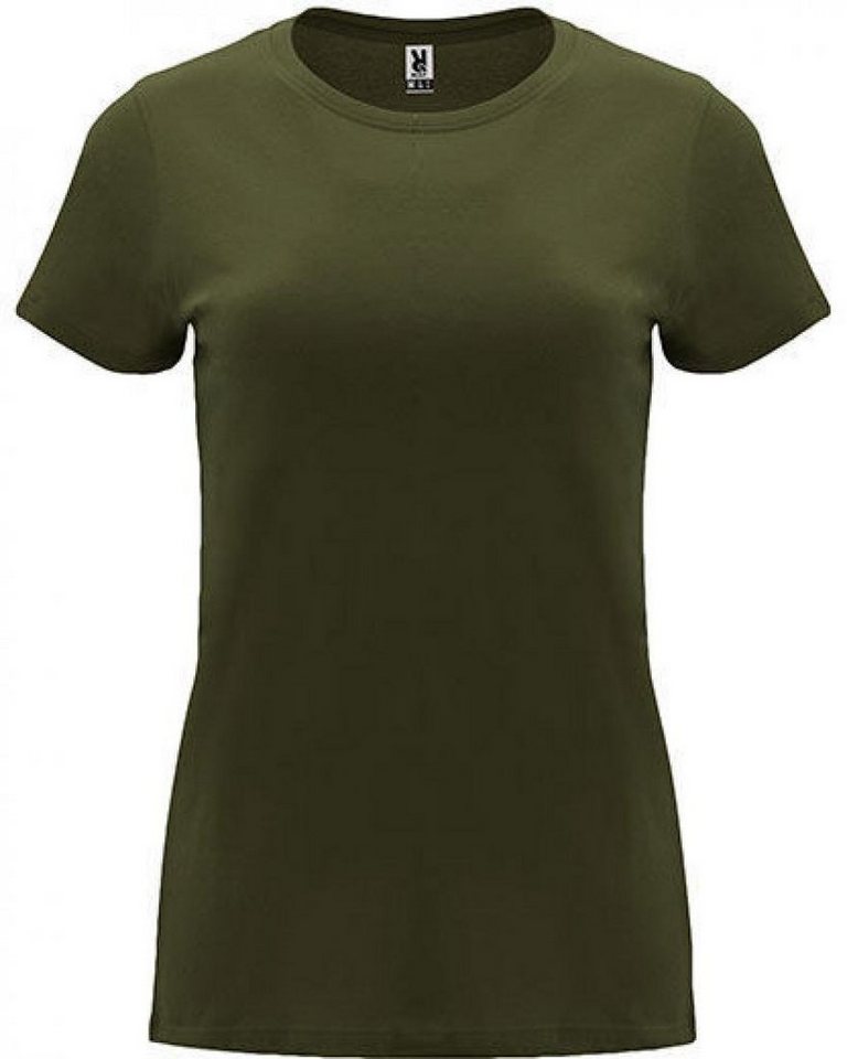 Roly Rundhalsshirt Damen Capri T-Shirt, Tailliert und eng anliegend geschnitten von Roly