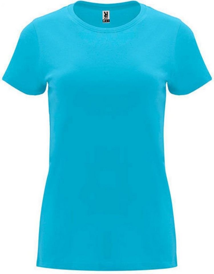 Roly Rundhalsshirt Damen Capri T-Shirt, Tailliert und eng anliegend geschnitten von Roly