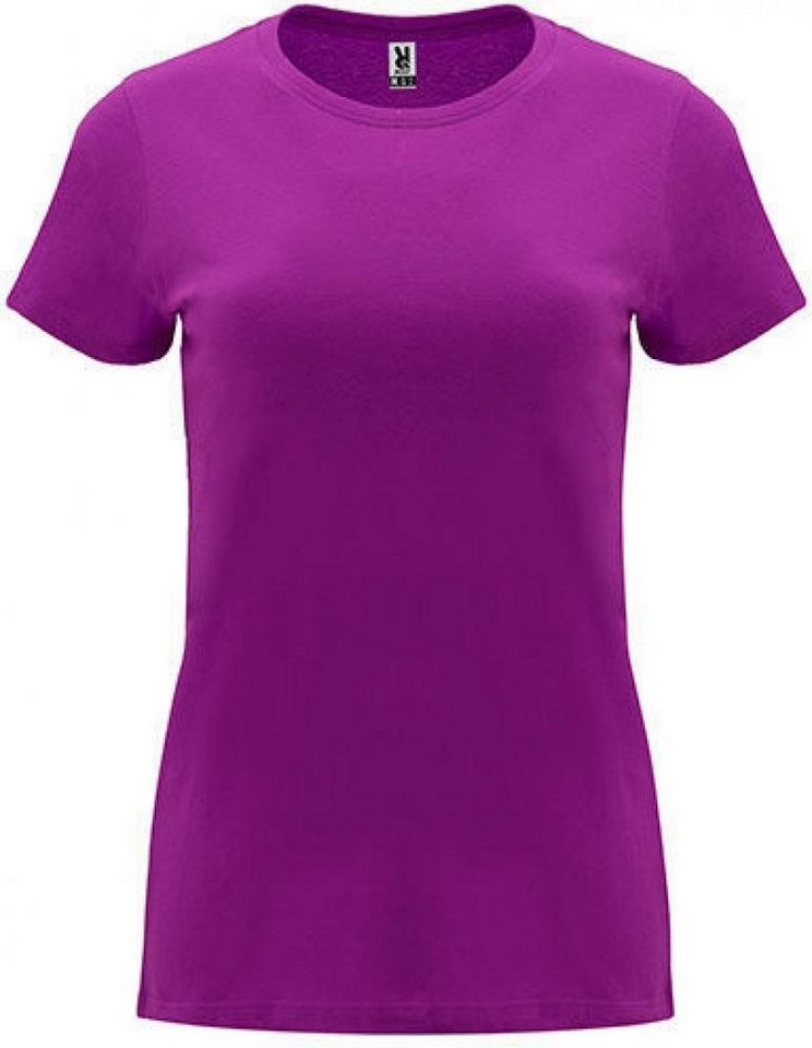 Roly Rundhalsshirt Damen Capri T-Shirt, Tailliert und eng anliegend geschnitten von Roly