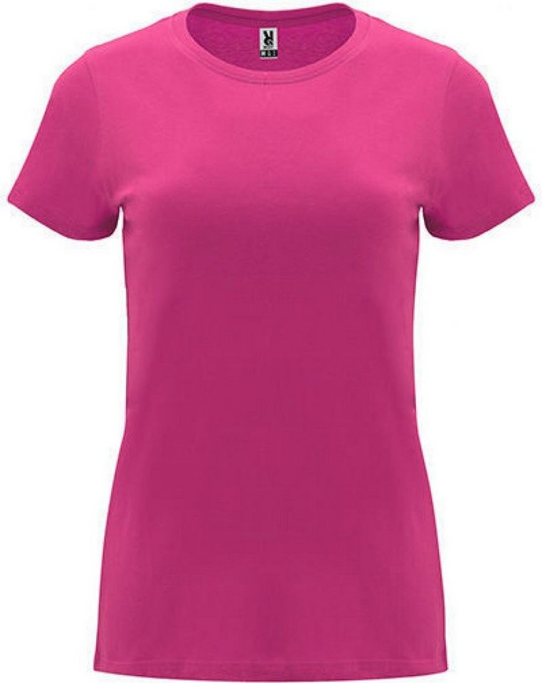 Roly Rundhalsshirt Damen Capri T-Shirt, Tailliert und eng anliegend geschnitten von Roly