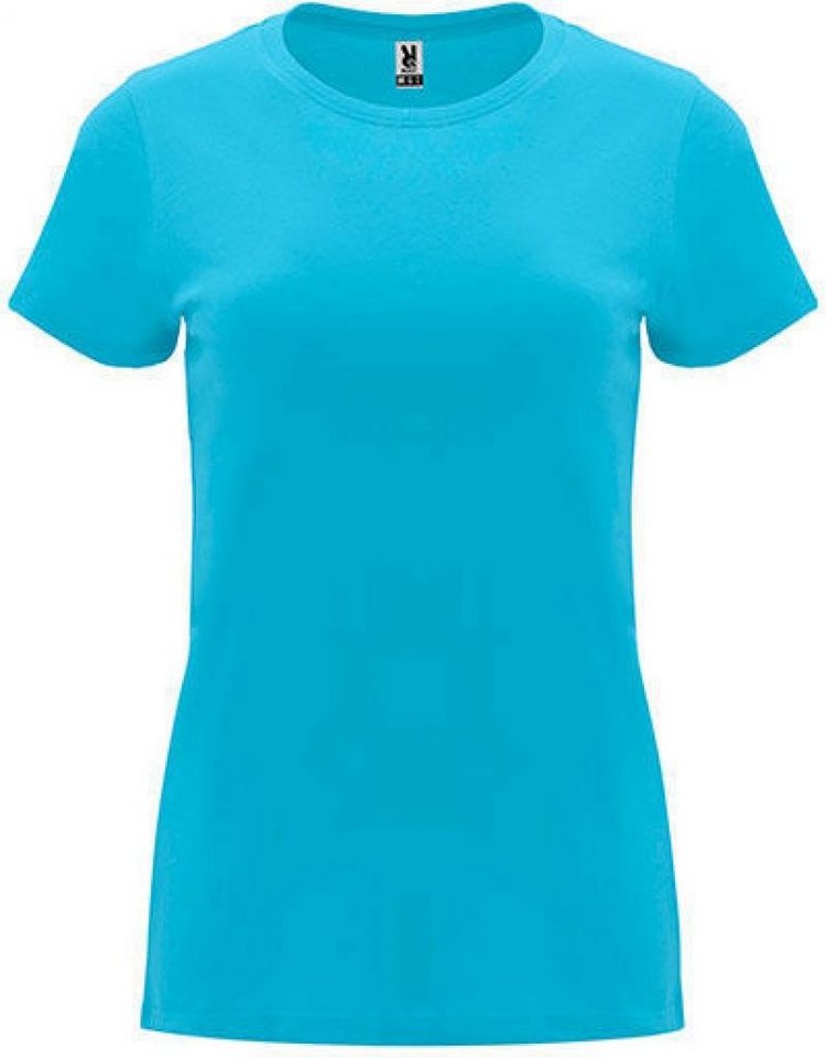 Roly Rundhalsshirt Damen Capri T-Shirt, Tailliert und eng anliegend geschnitten von Roly